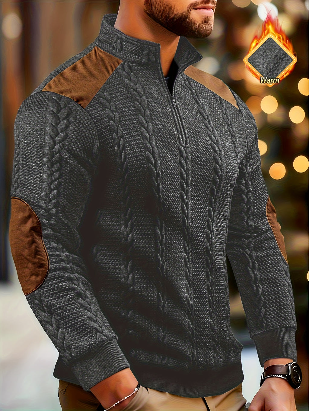 Quarter Zip Sweater for men, detail 14
