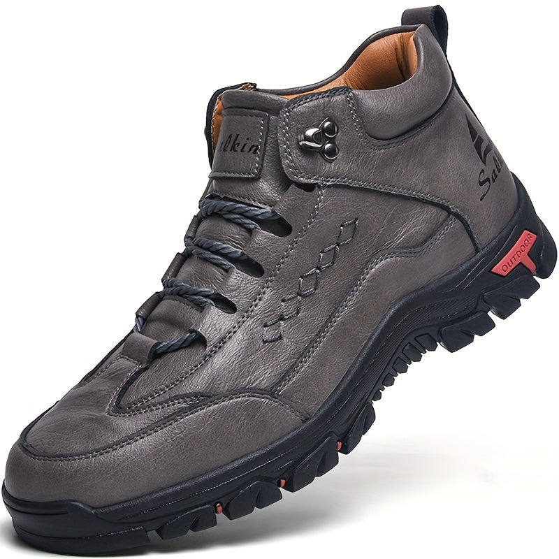 Gray Work Boots for men