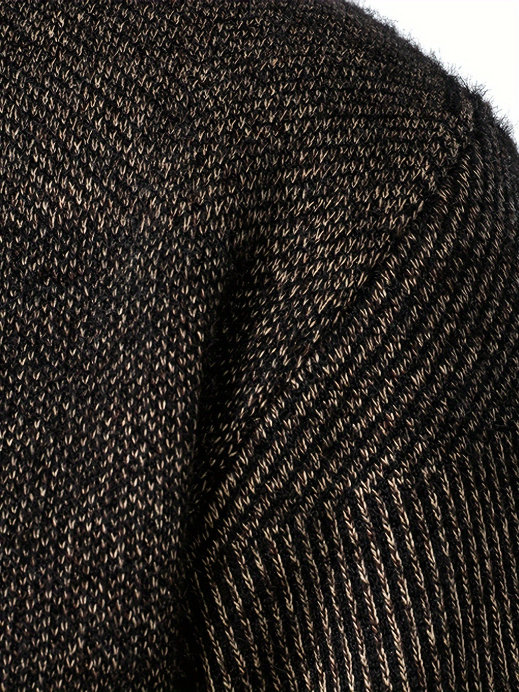 Fleece Lined Knit Hoodie for men, detail 7