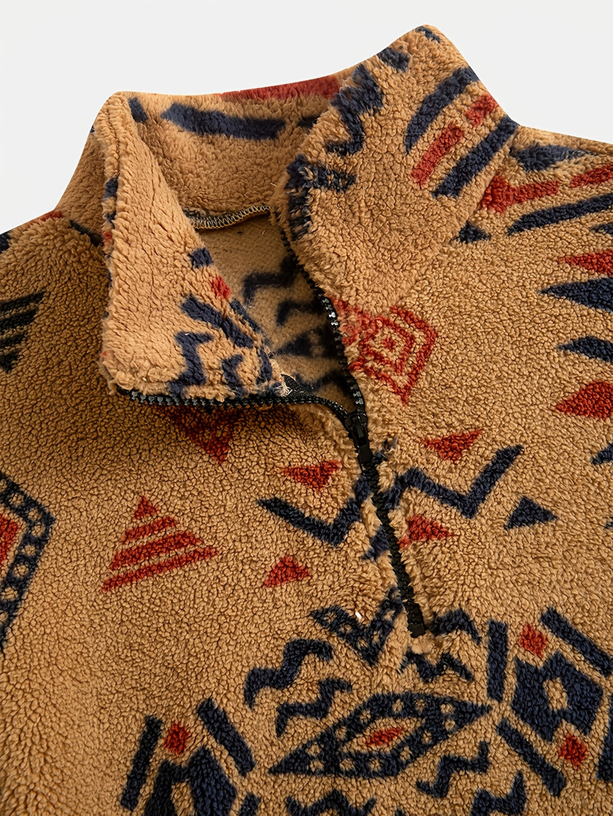 Sherpa Half Zip Pullover for men, detail 3