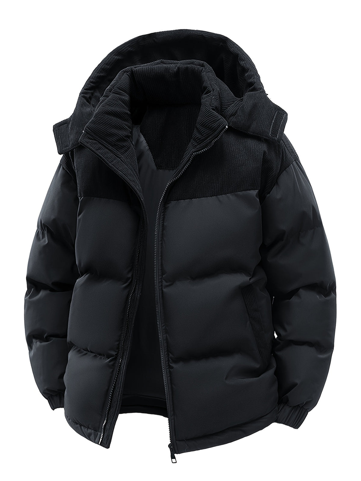 Black Puffer Jacket for men