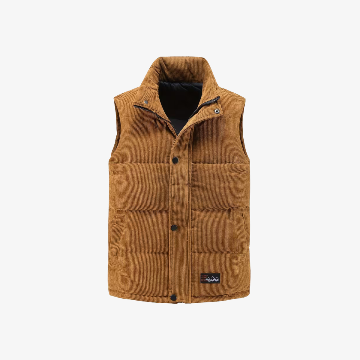 Brown Puffer Vest for men