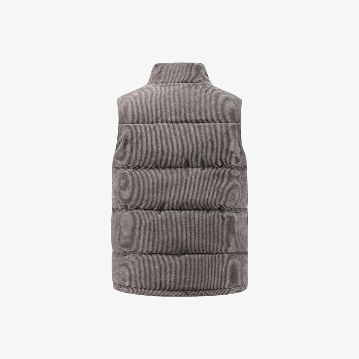 Gray Puffer Vest for men, view 3