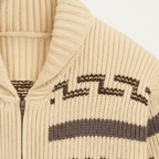Nordic Patterned Cardigan for Men