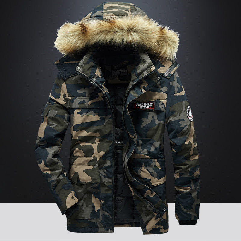 Camo Military Parka for men