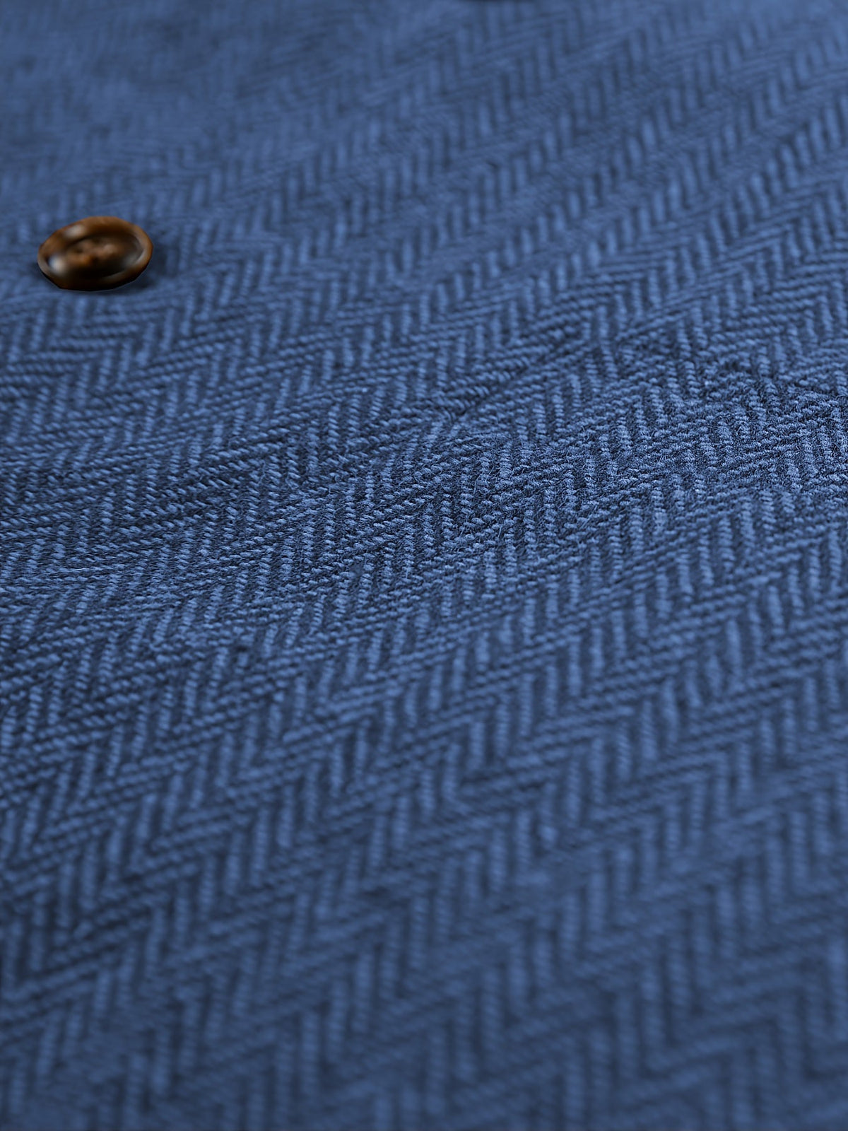 Herringbone Suit Vest for Men with Button Front