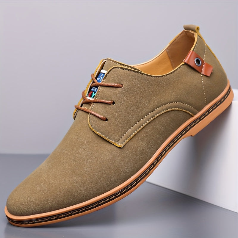 Suede Casual Dress Shoes for Men, view 5