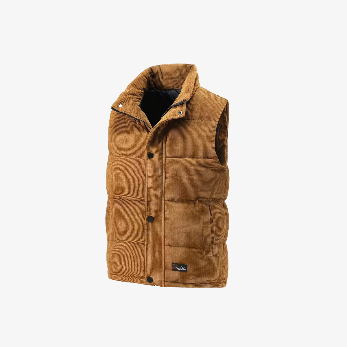 Brown Puffer Vest for men, view 8