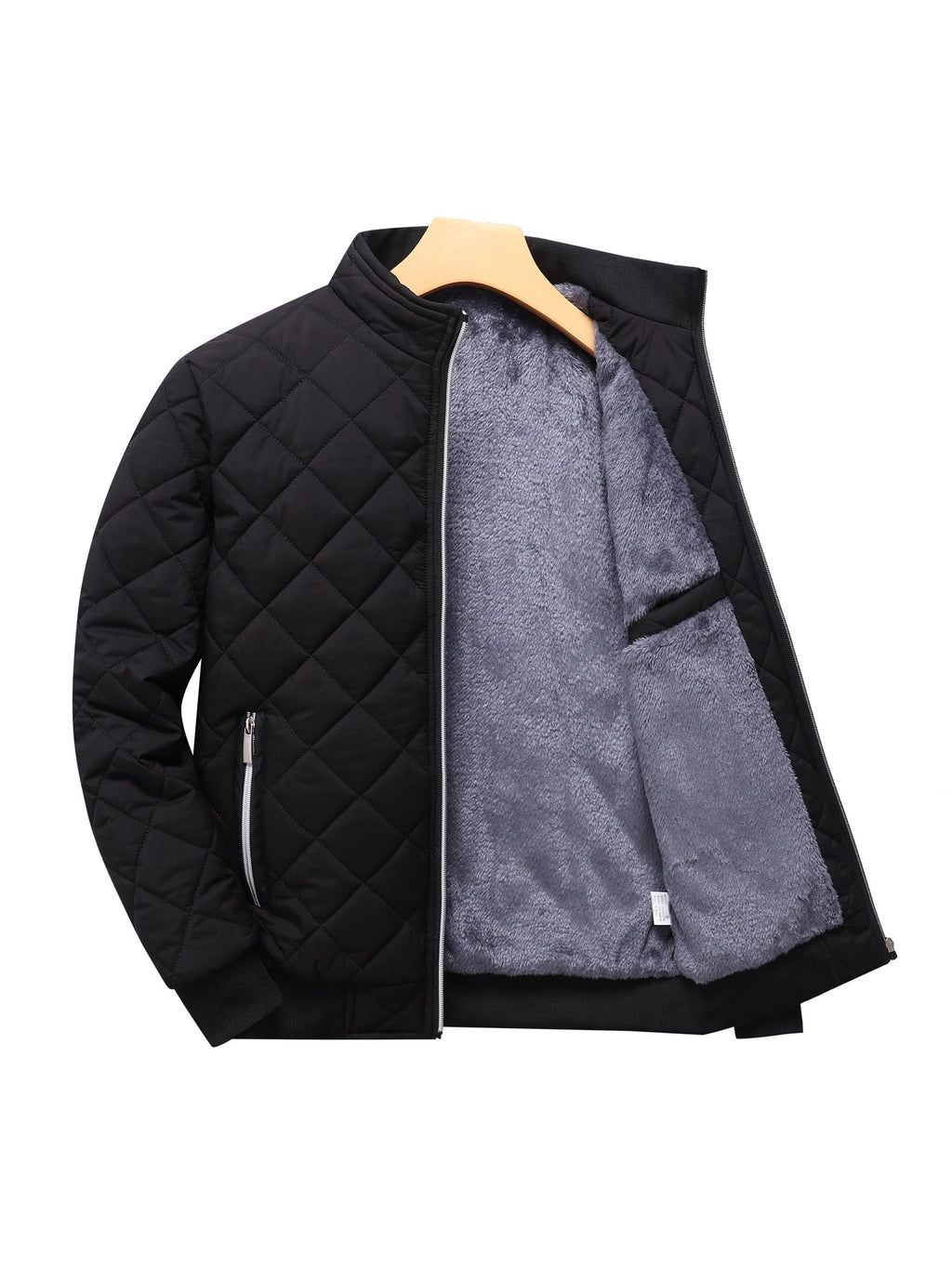 Quilted Body Work Jacket with Fleece Lining