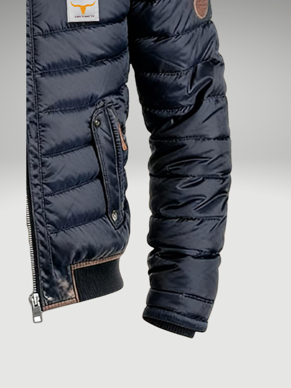 Quilted Bomber Jacket for men, detail 2