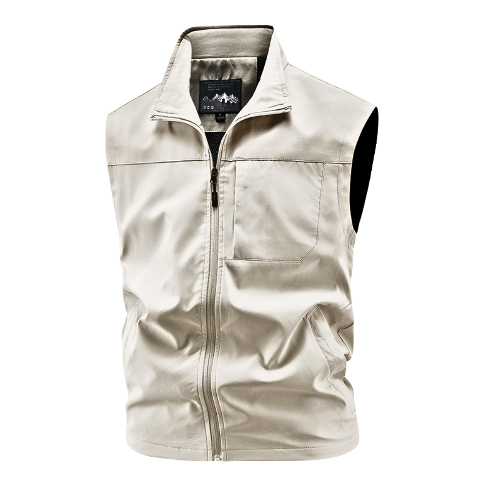 White Utility Vest for men