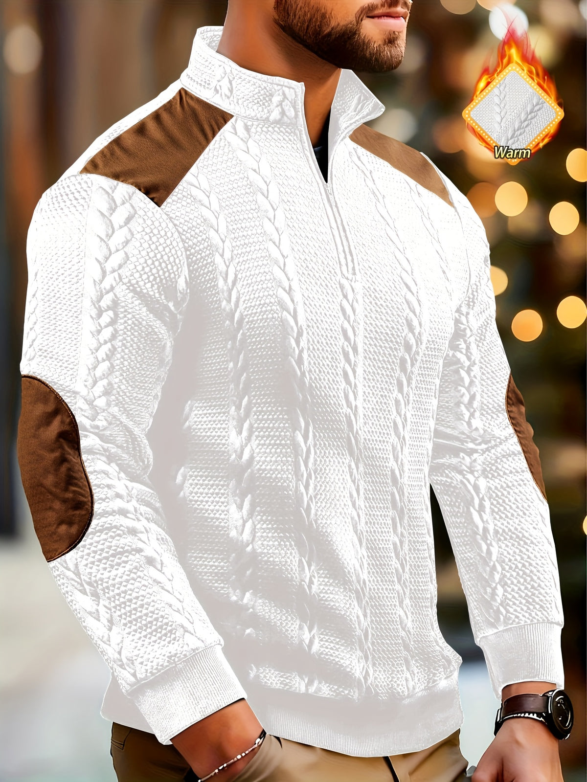 Quarter Zip Sweater for men, detail 5
