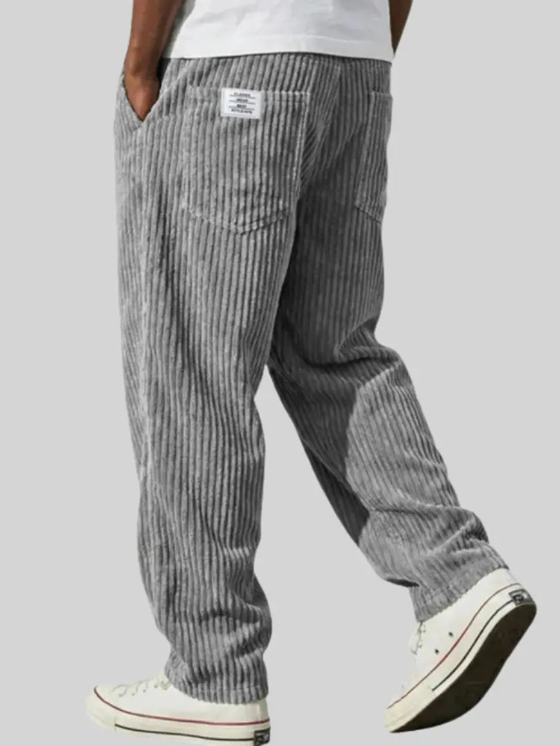 Gray Corduroy Pants for men