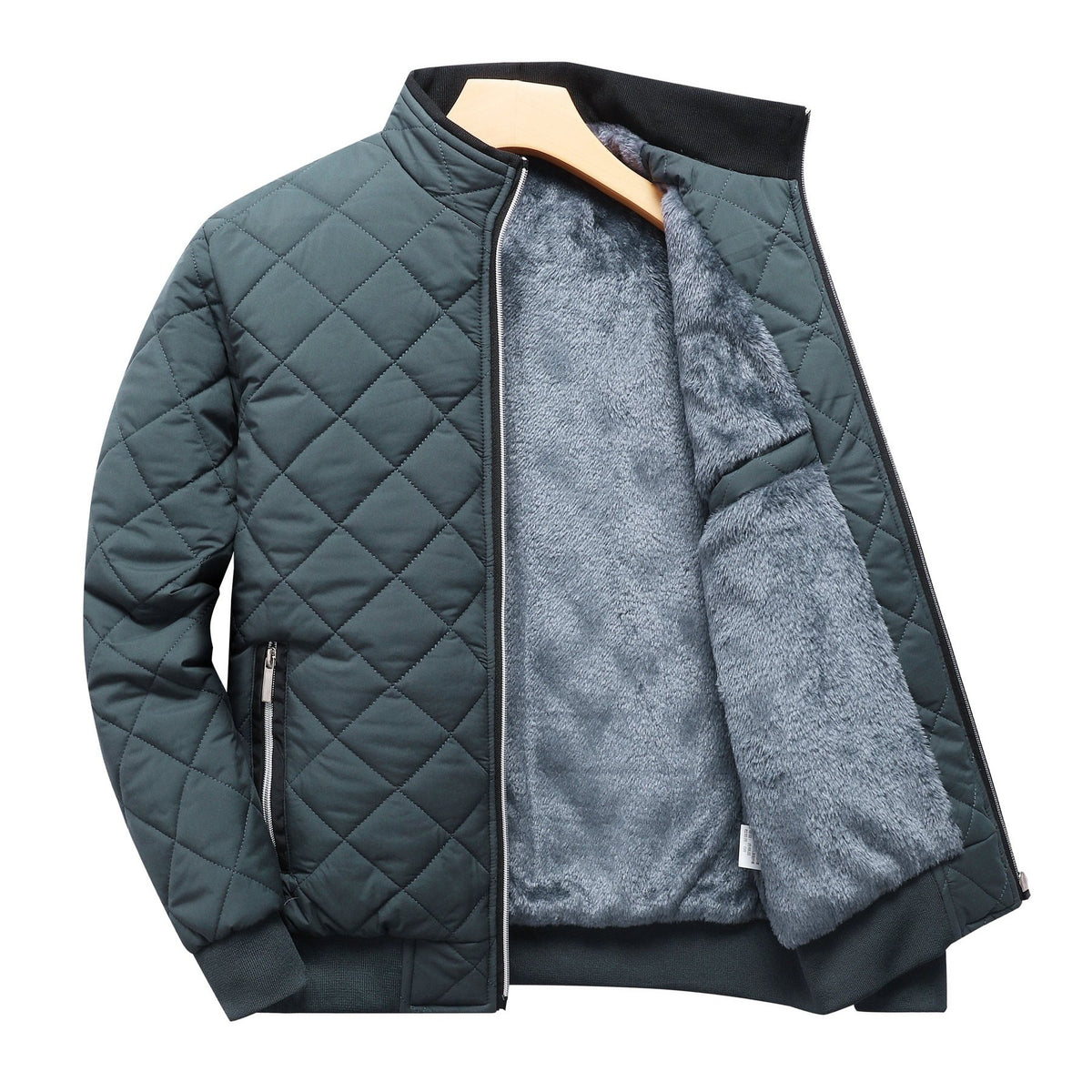 Quilted Body Work Jacket with Fleece Lining