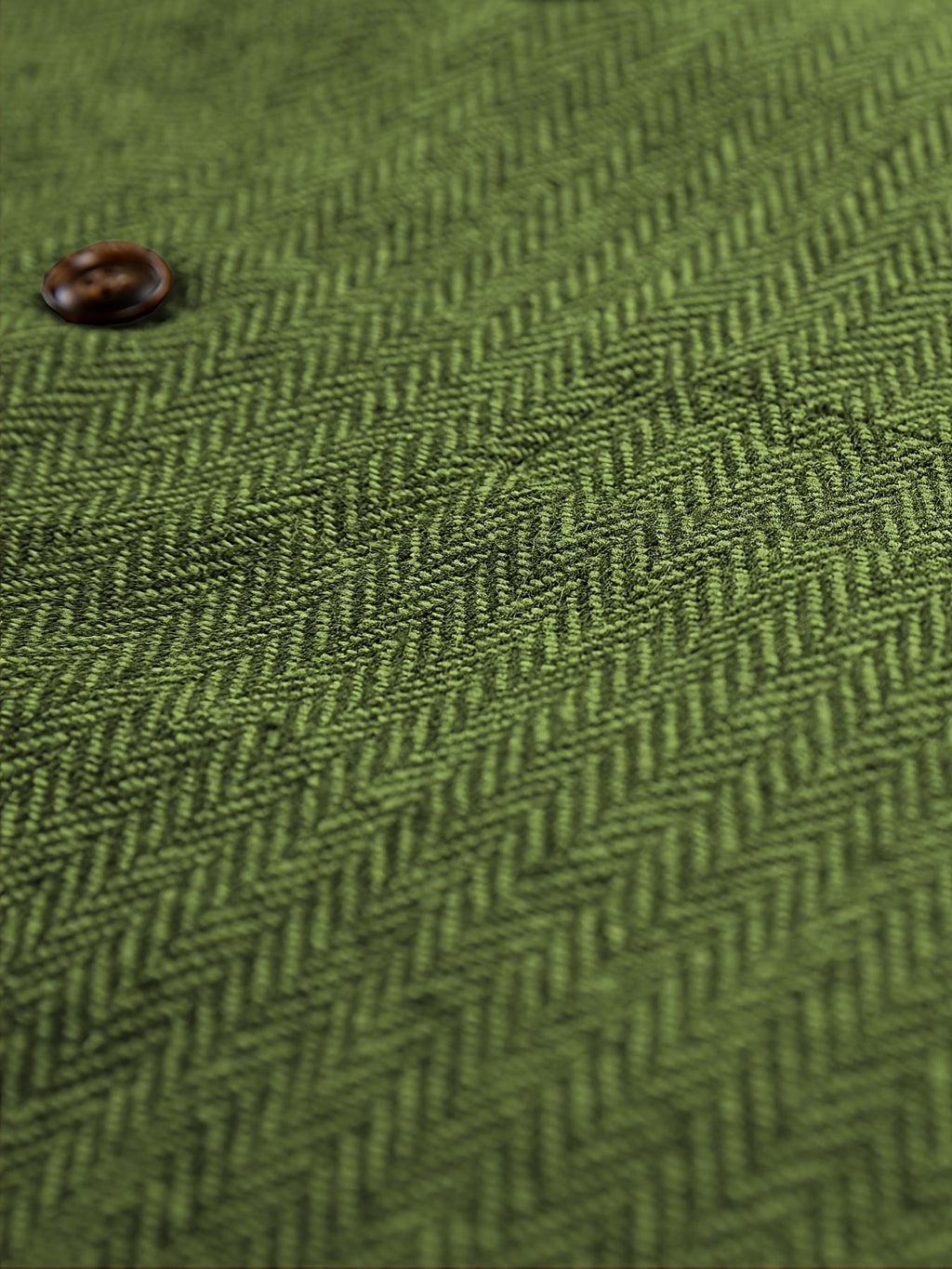 Herringbone Suit Vest for Men with Button Front