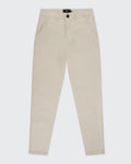 Flat Front Chinos with Tapered Leg