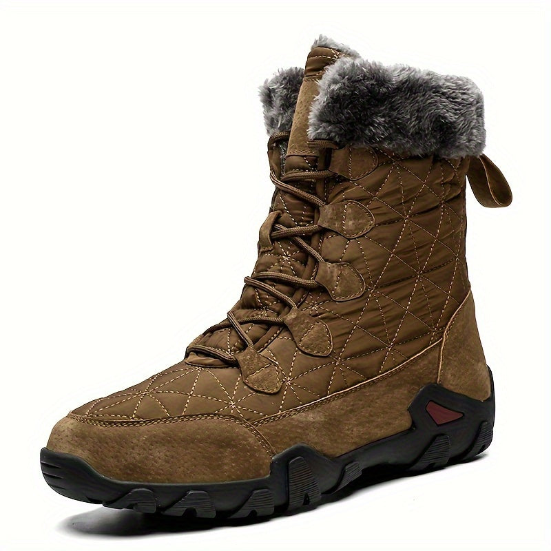 Dark Brown Snow Boots for men