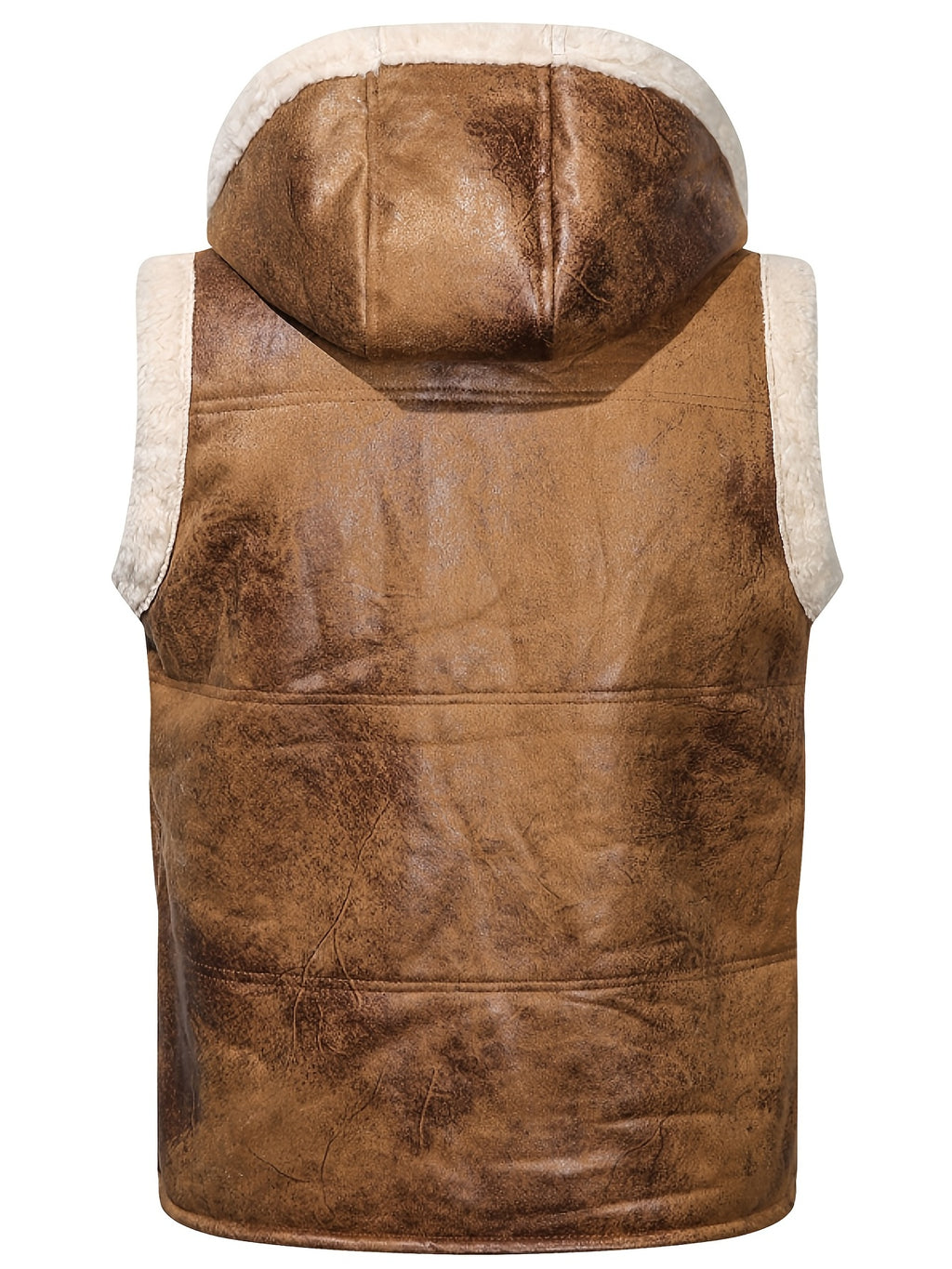 Shearling Hooded Vest for men, detail 2