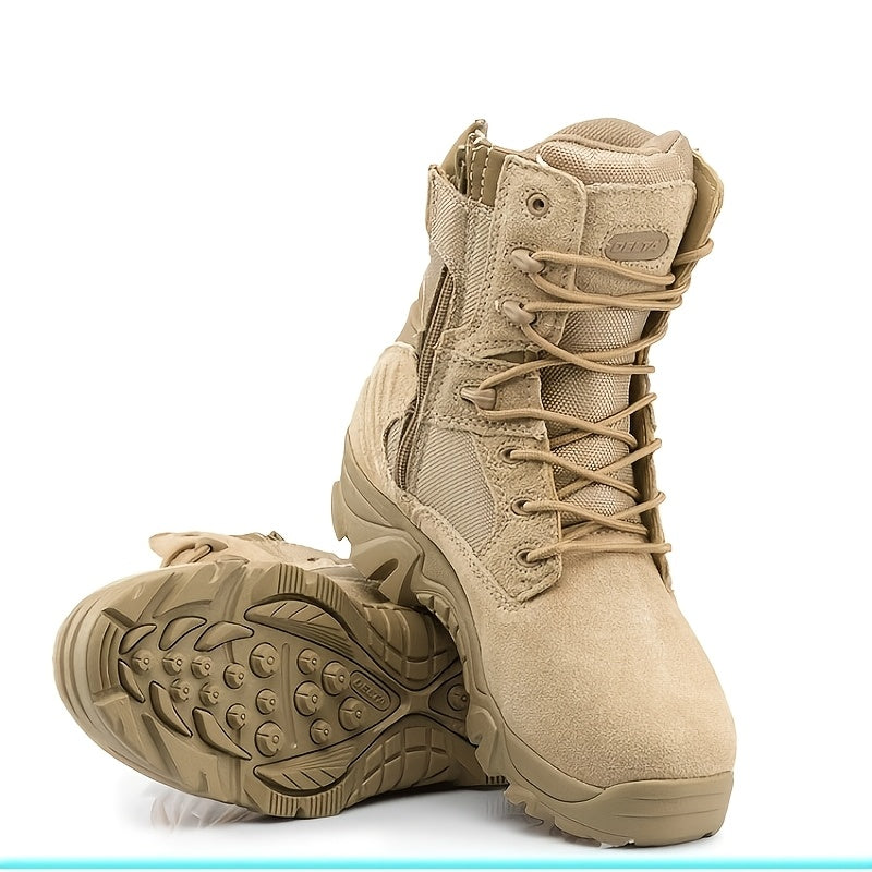 Khaki Combat Boots for men, view 2