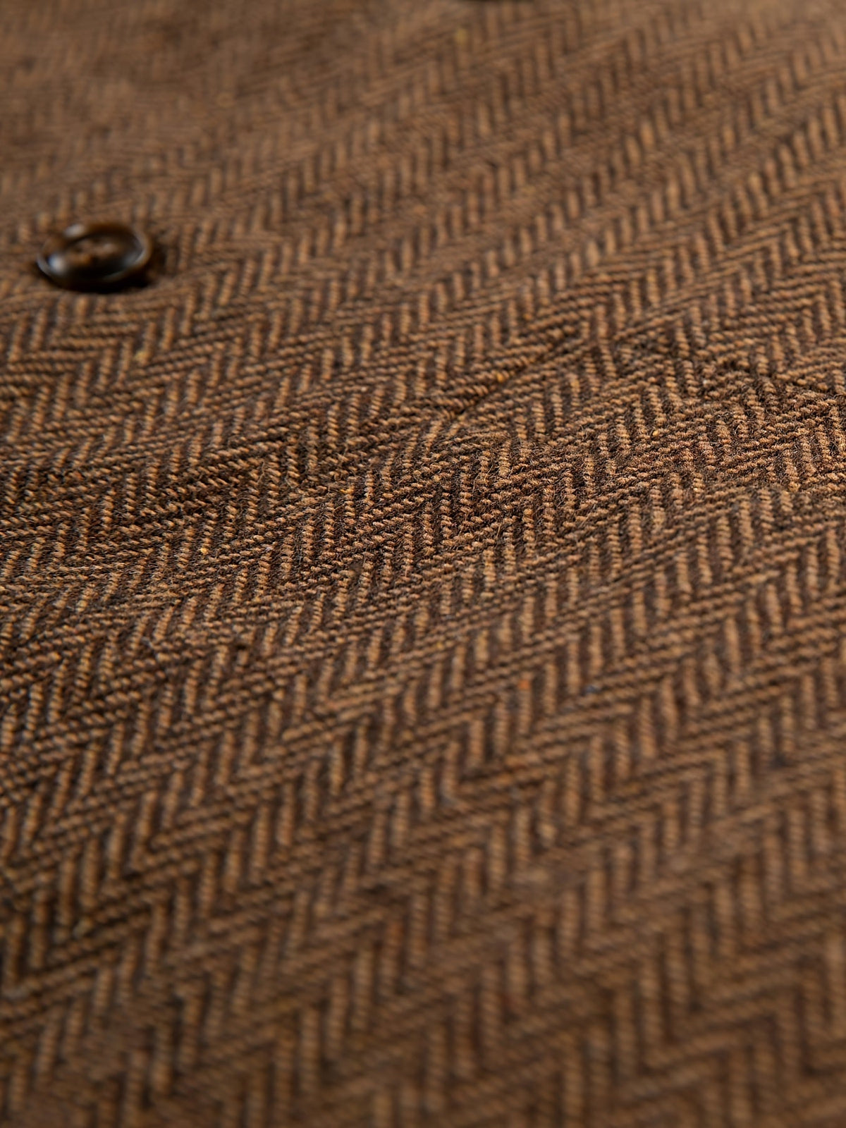 Herringbone Suit Vest for Men with Button Front