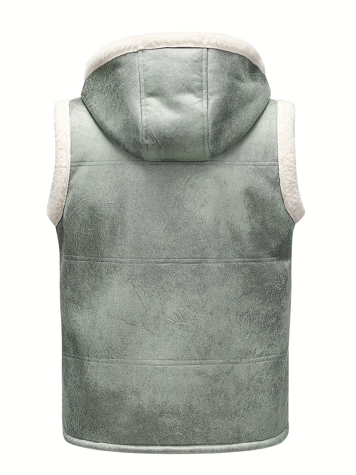 Shearling Hooded Vest for men, detail 10