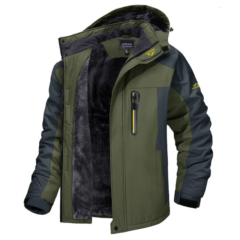 Green 3 in 1 Ski Jacket for men