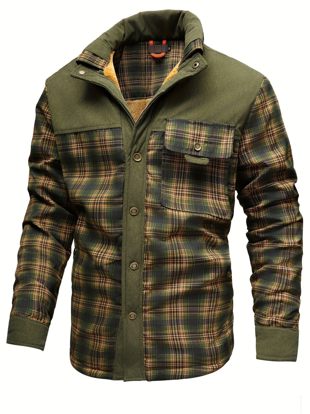 Flannel Shirt Jacket for men, detail 4