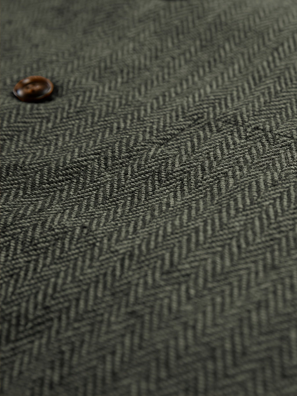 Herringbone Suit Vest for Men with Button Front