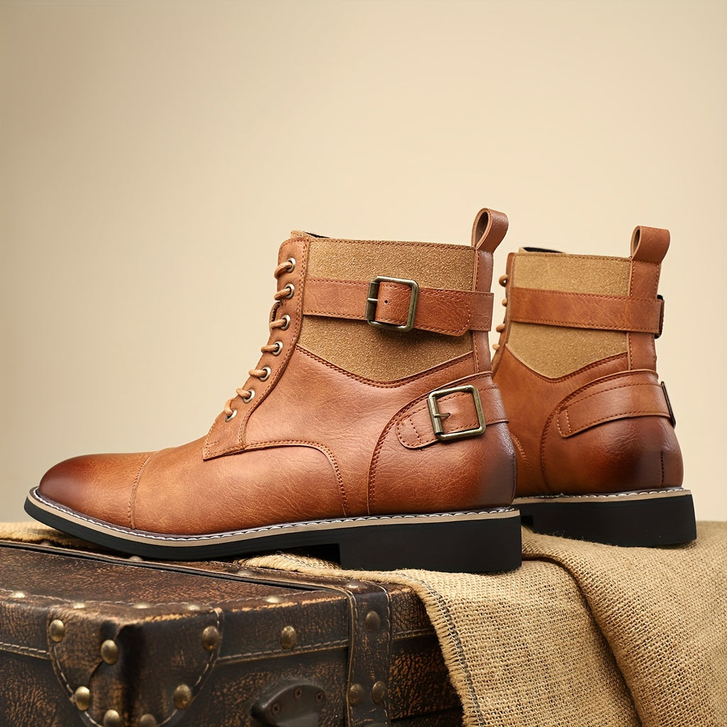 Tan Ankle Boots for men, view 6