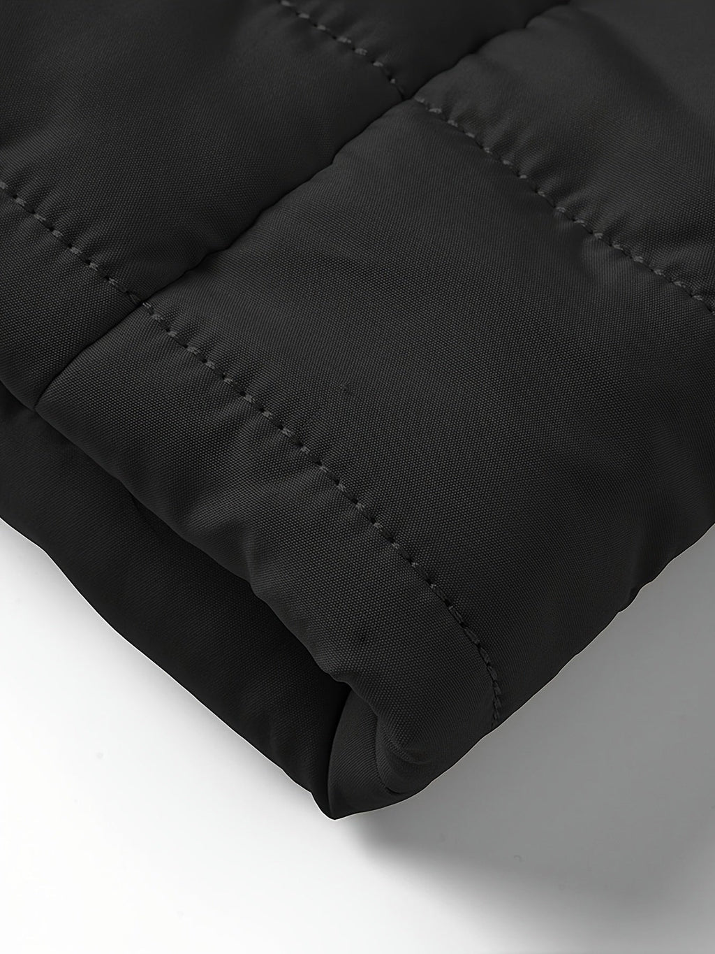 Lightweight Puffer Jacket for Men with Stand Collar
