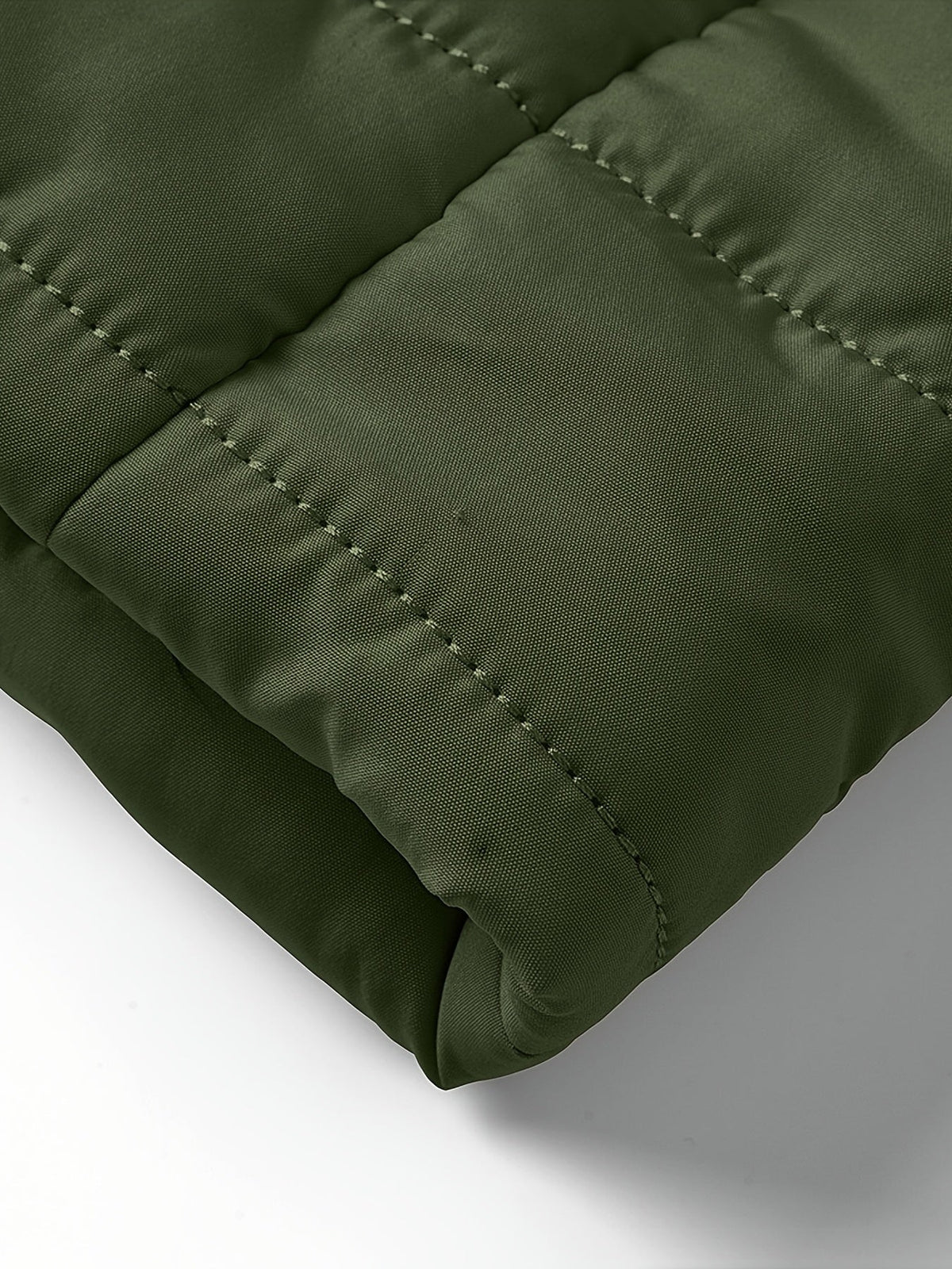 Lightweight Puffer Jacket for Men with Stand Collar