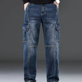 Blue Cargo Jeans for men