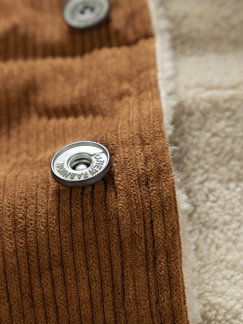 Sherpa Lined Corduroy Jacket for men, detail 5