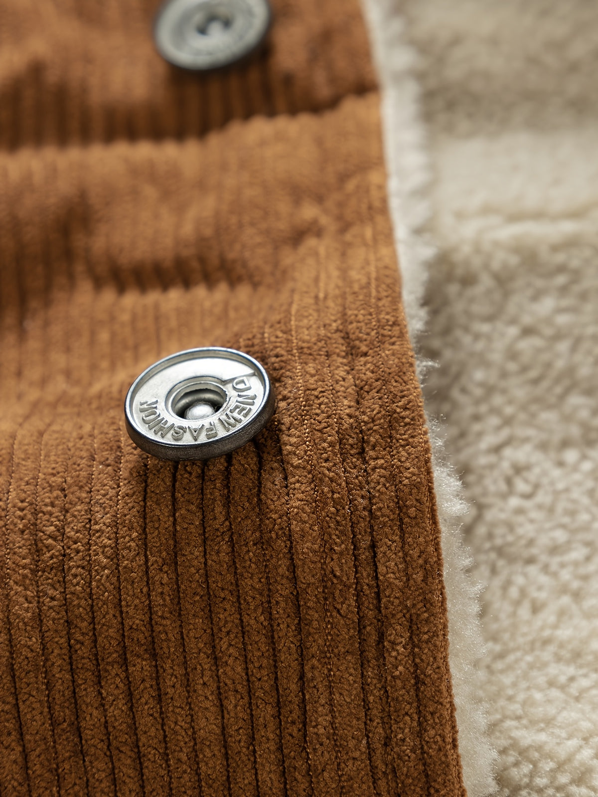 Sherpa Lined Corduroy Jacket for men, detail 5