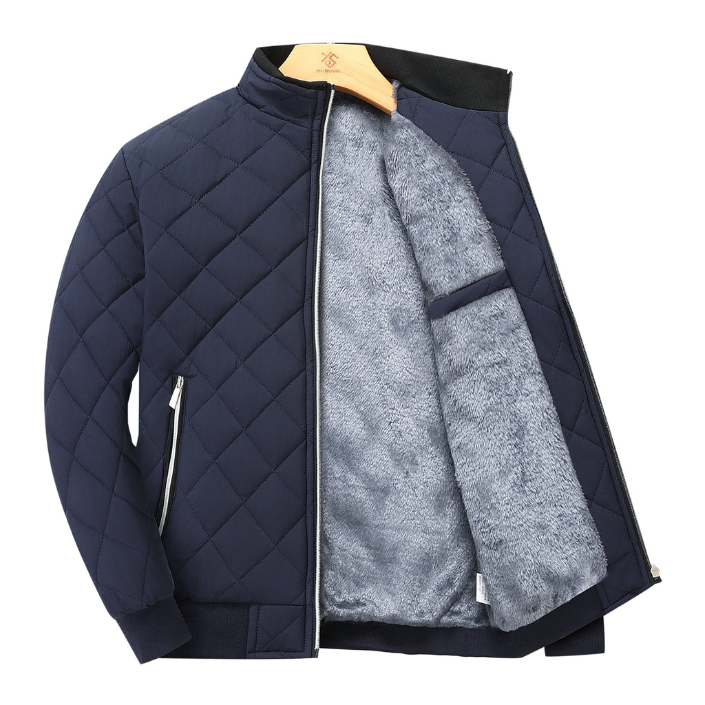 Quilted Body Work Jacket with Fleece Lining