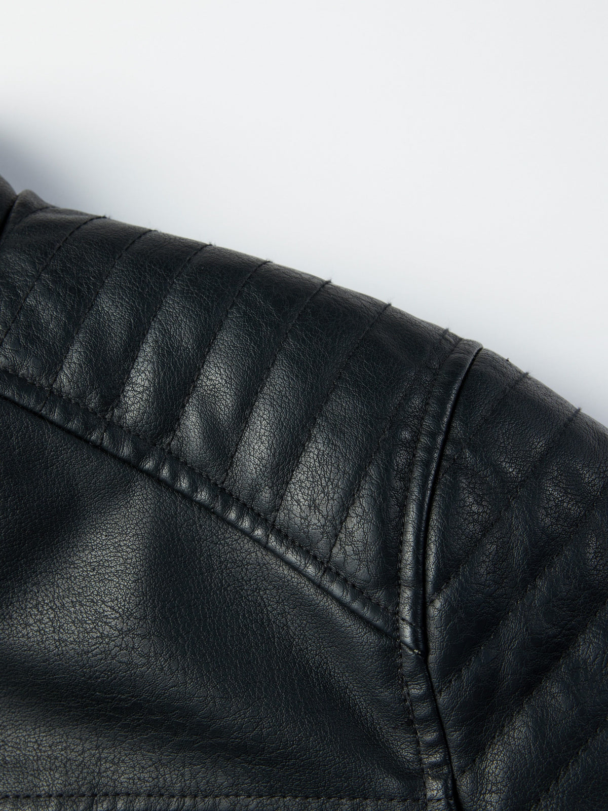 Leather Biker Jacket for men, detail 4