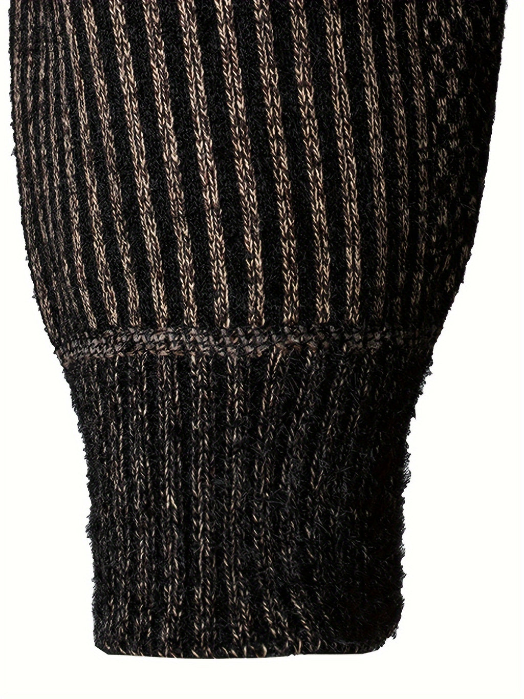 Fleece Lined Knit Hoodie for men, detail 6