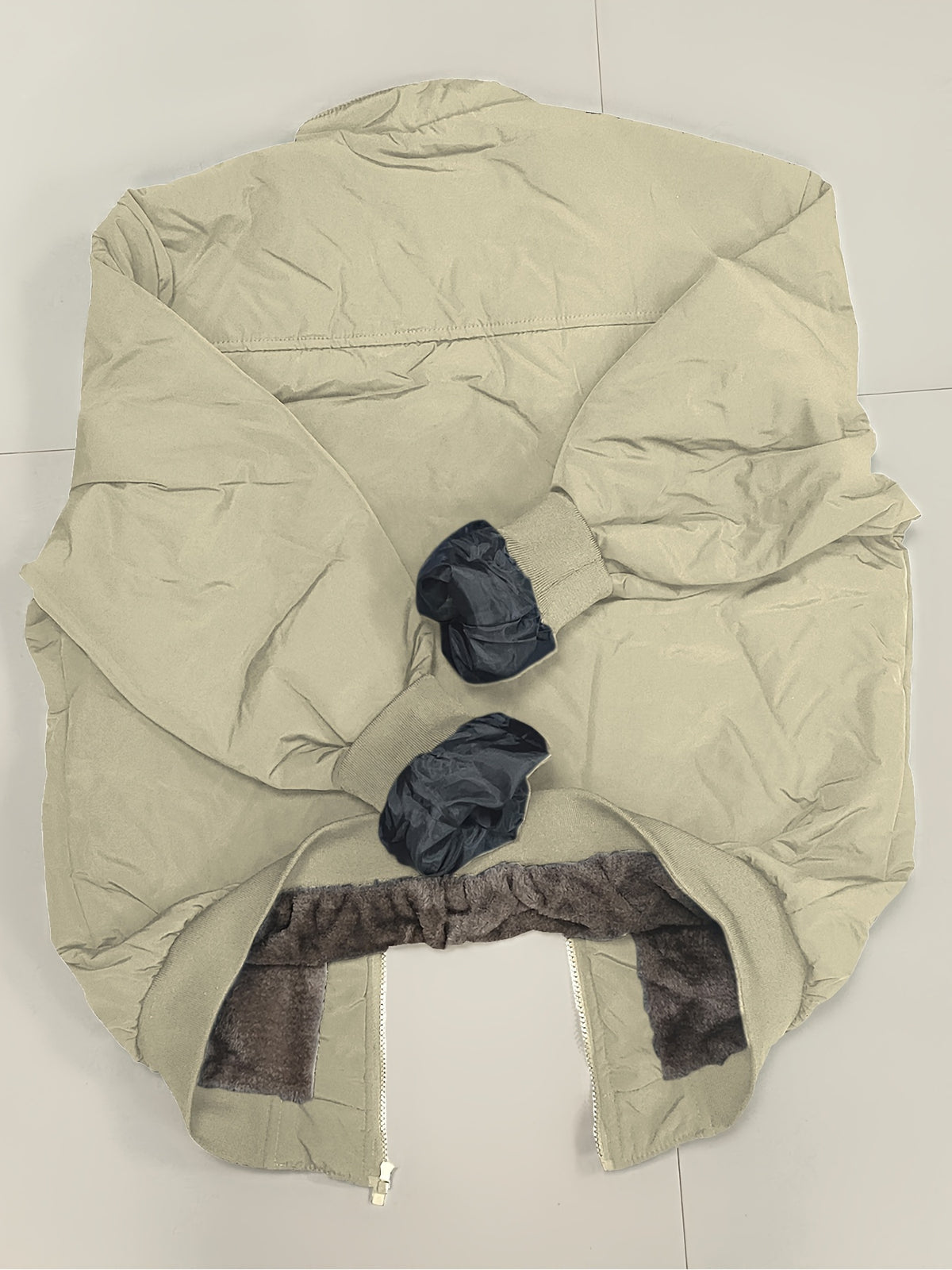 Fleece Jacket with Stand Collar
