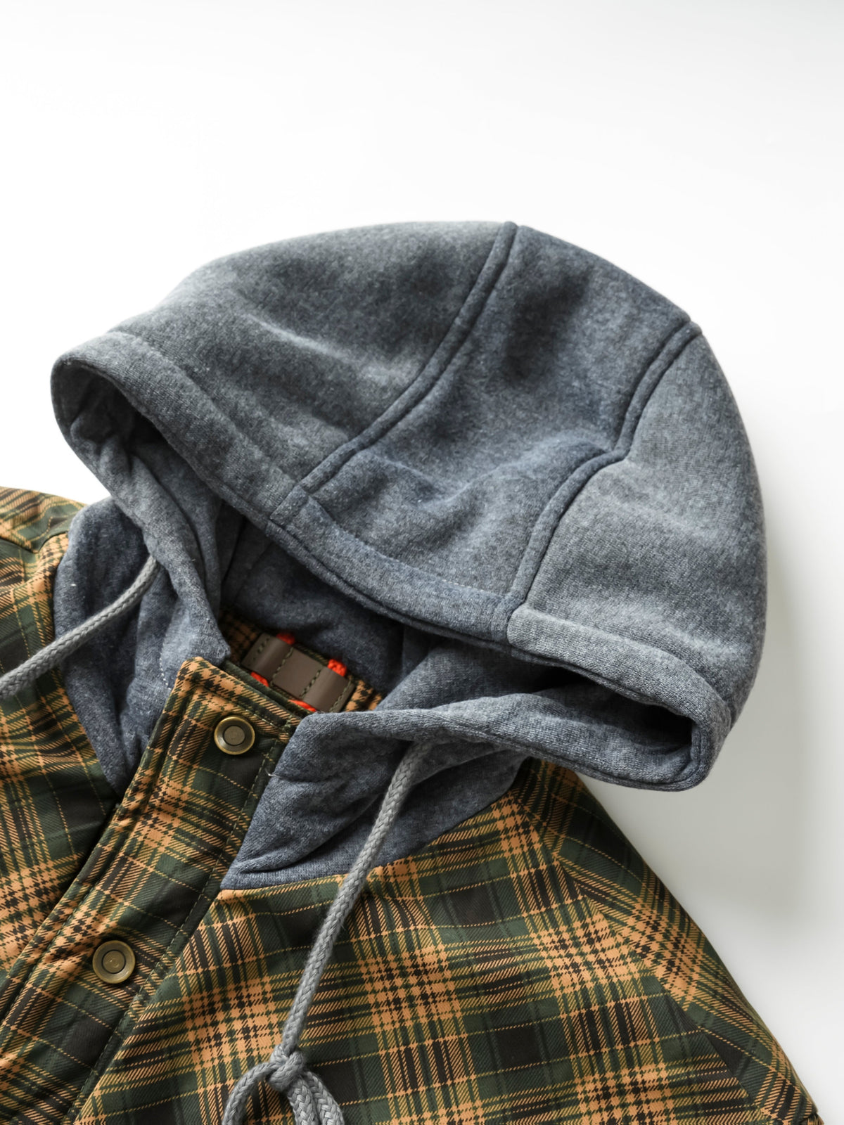 Hooded Flannel Shirt Jacket for men, detail 5