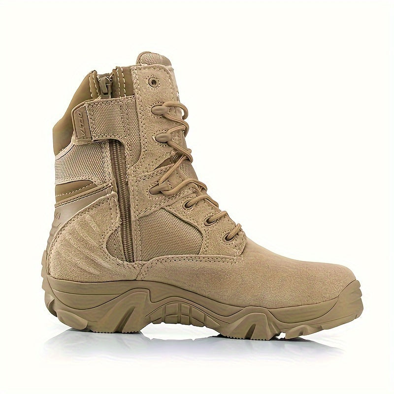 Khaki Combat Boots for men, view 3