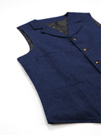 Herringbone Suit Vest for Men with Button Front