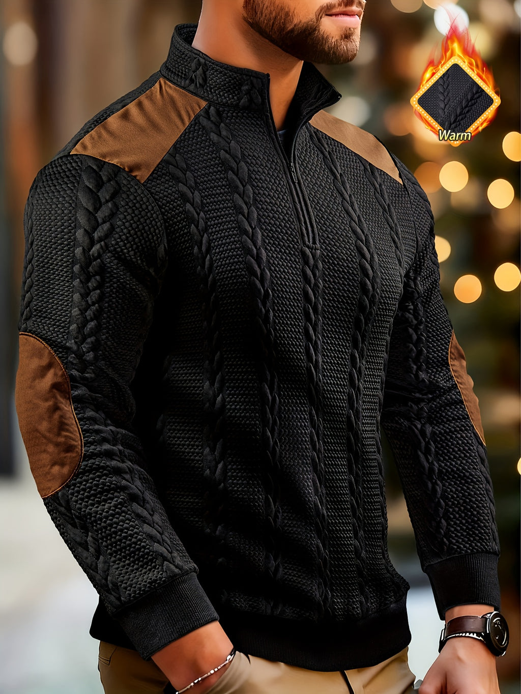 Quarter Zip Sweater for men, detail 10