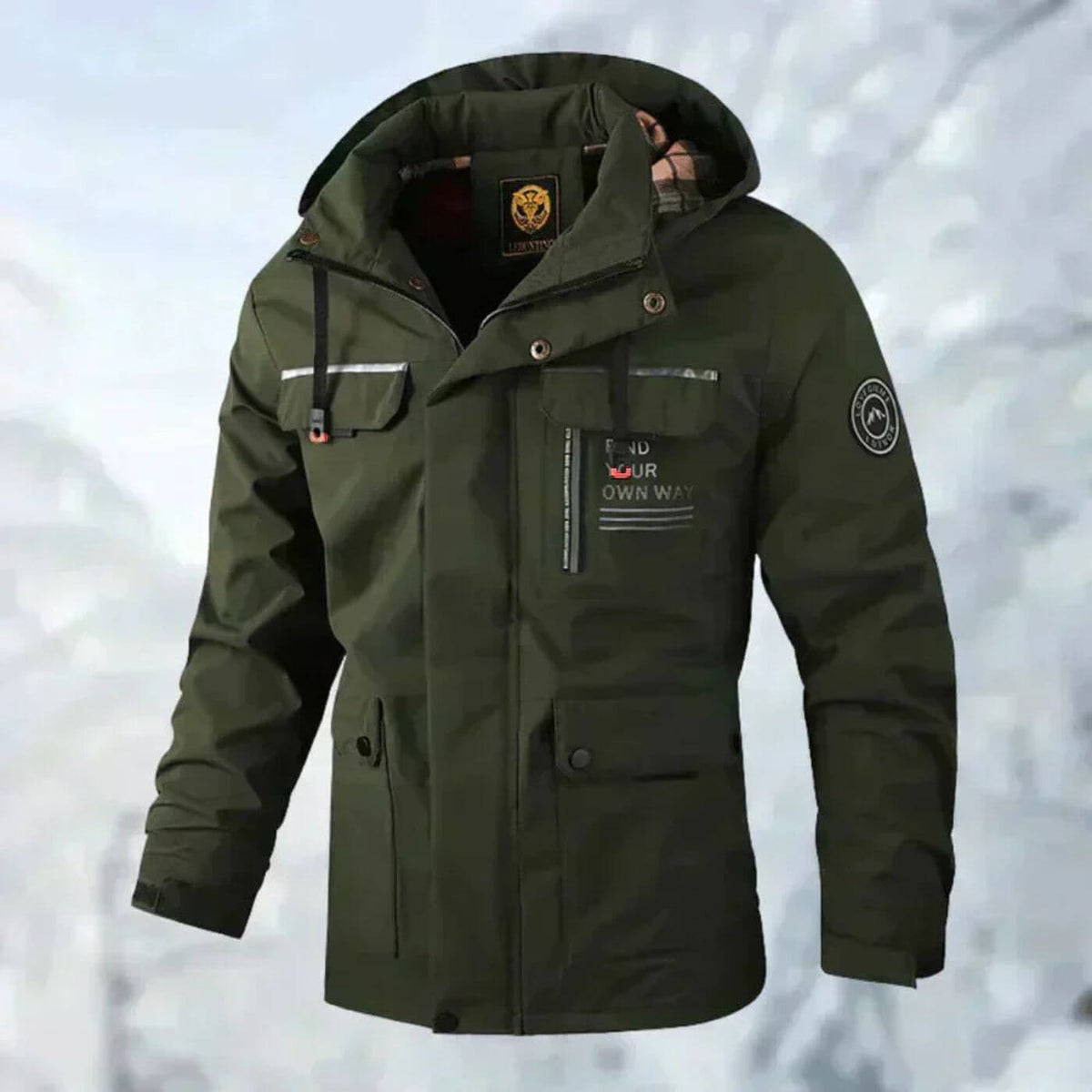 Green Waterproof Jacket for men