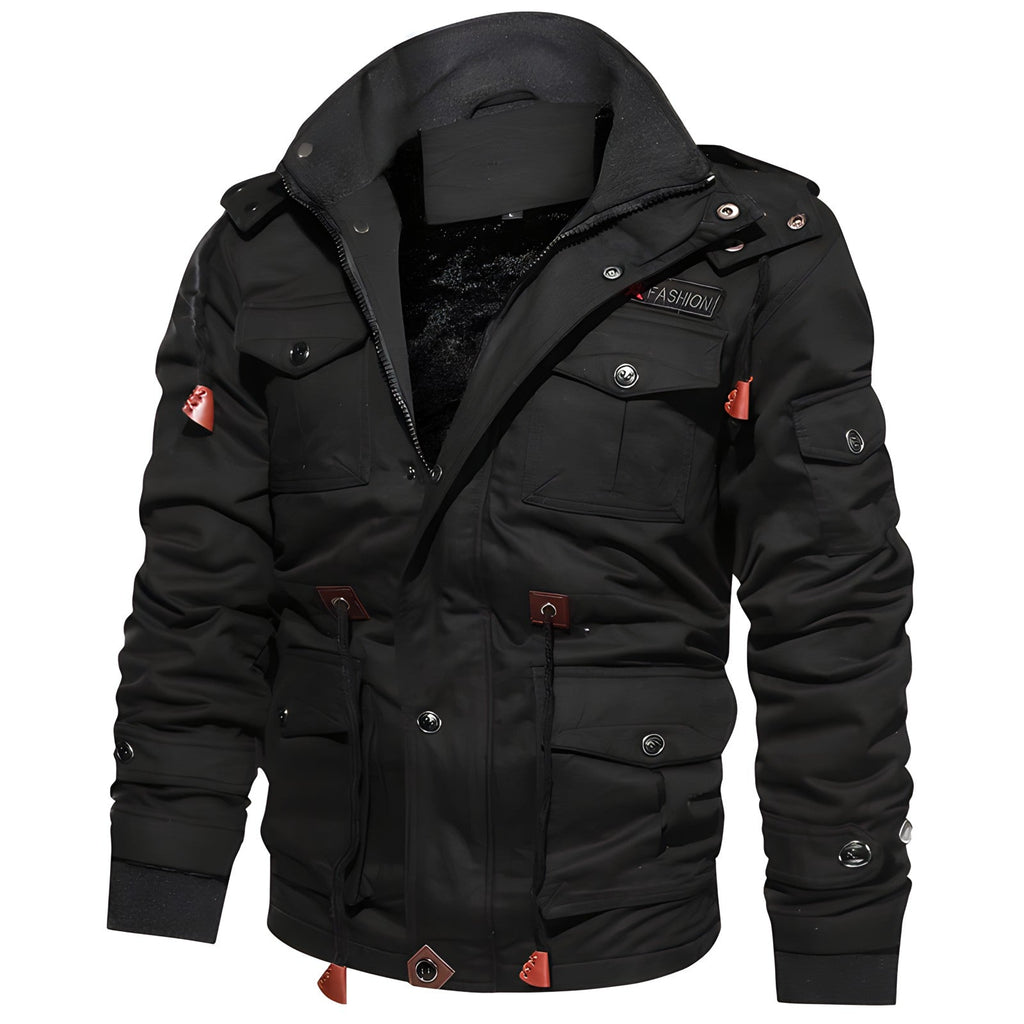 Hooded Military Jacket for men, detail 5