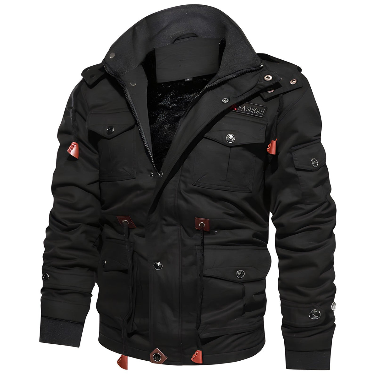 Hooded Military Jacket for men, detail 5