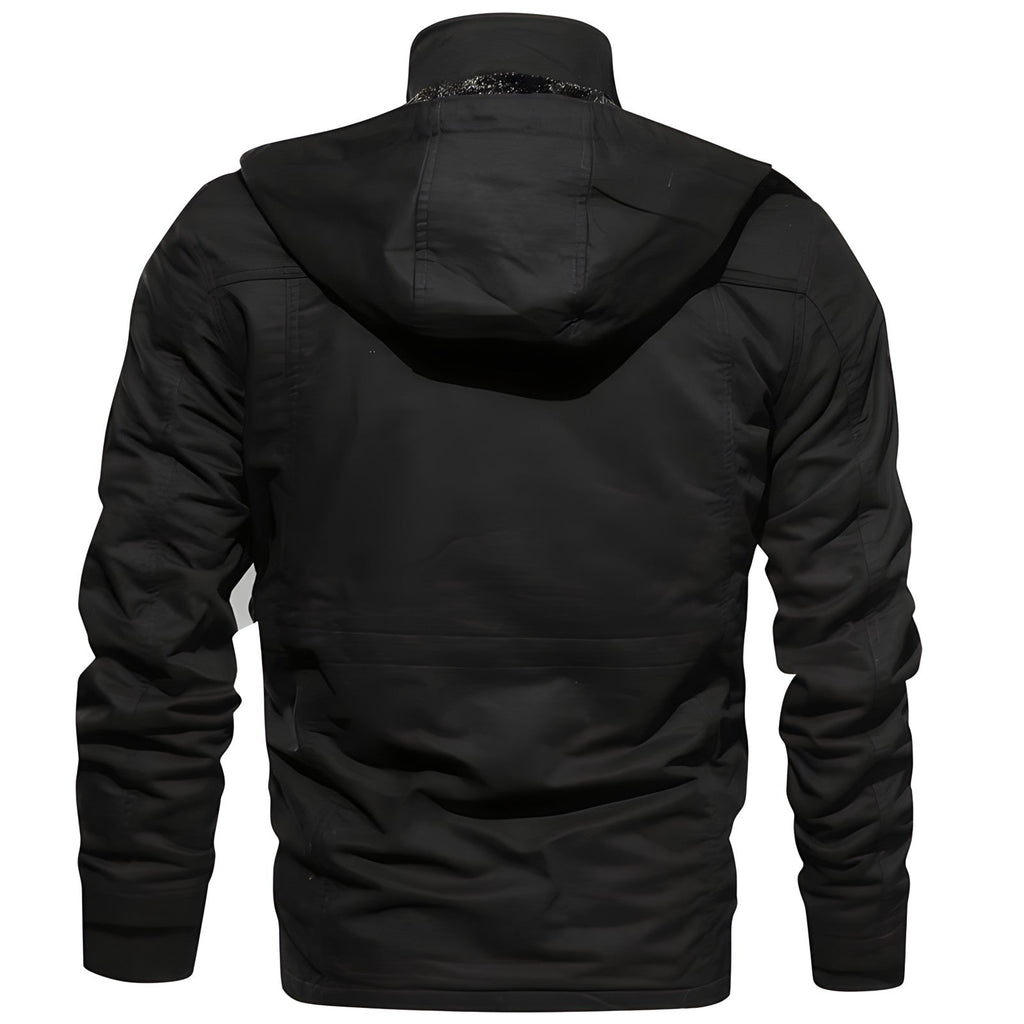Hooded Military Jacket for men, detail 6