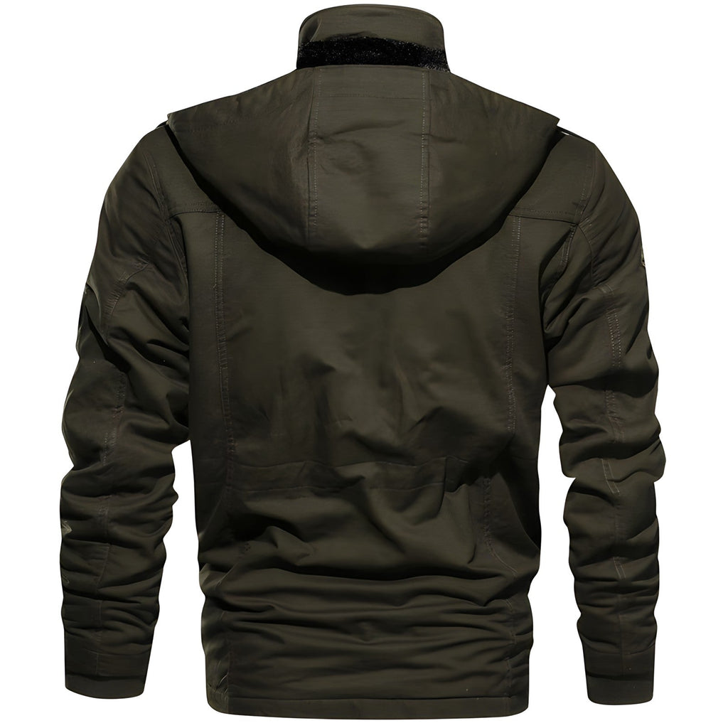 Hooded Military Jacket for men, detail 2