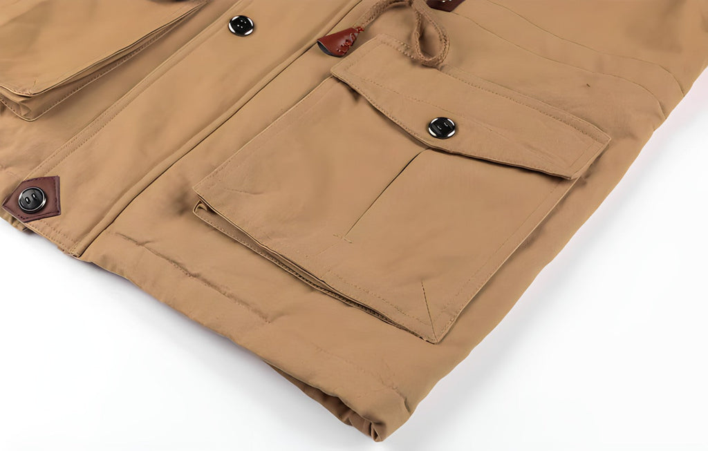 Hooded Military Jacket for men, detail 8