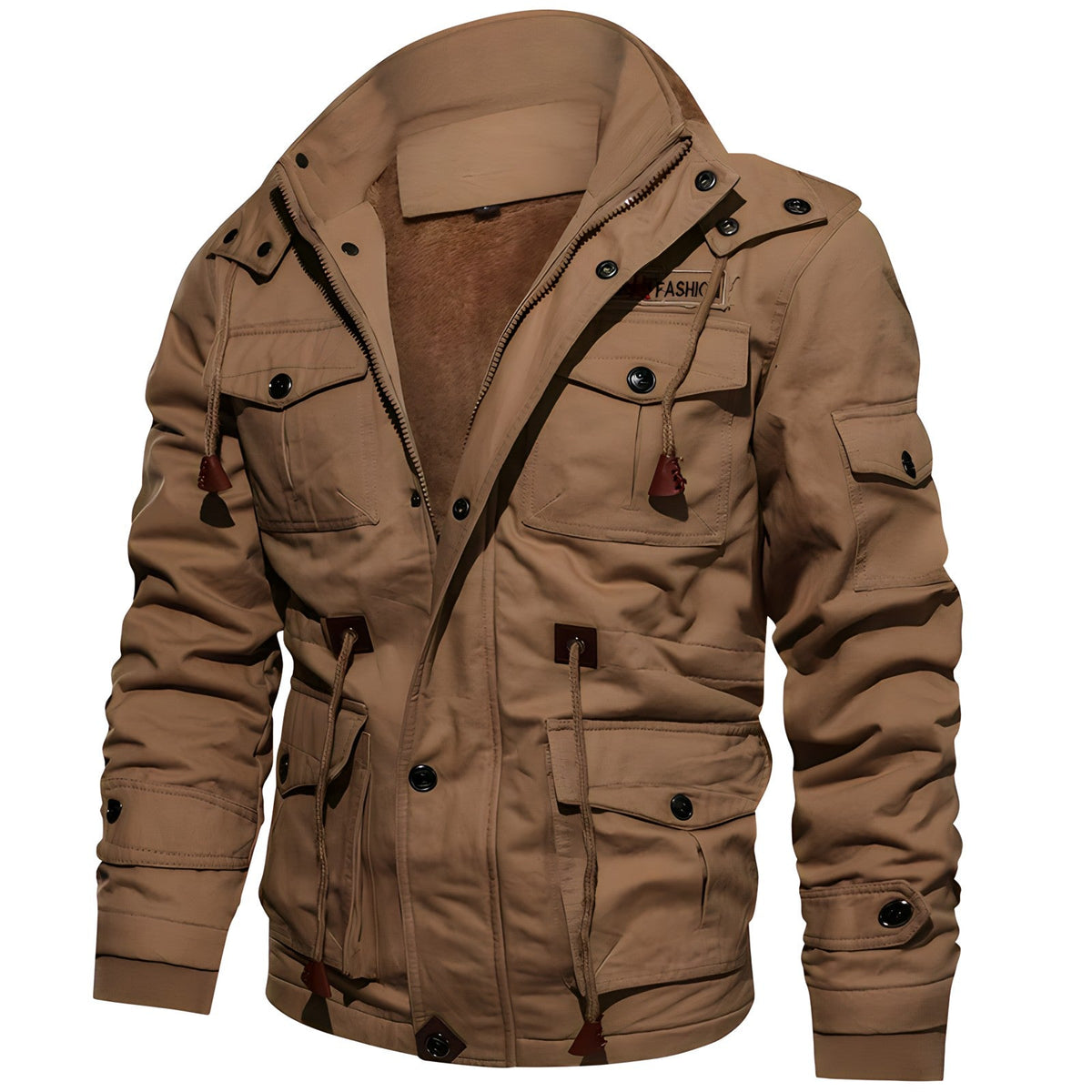 Hooded Military Jacket for men, detail 3