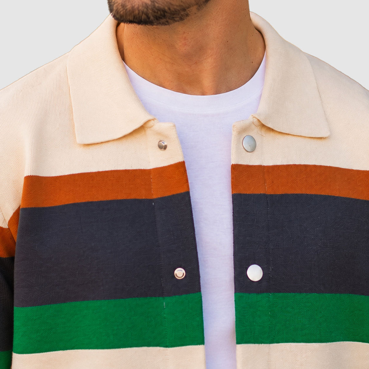 Color Block Cardigan for Men, view 1